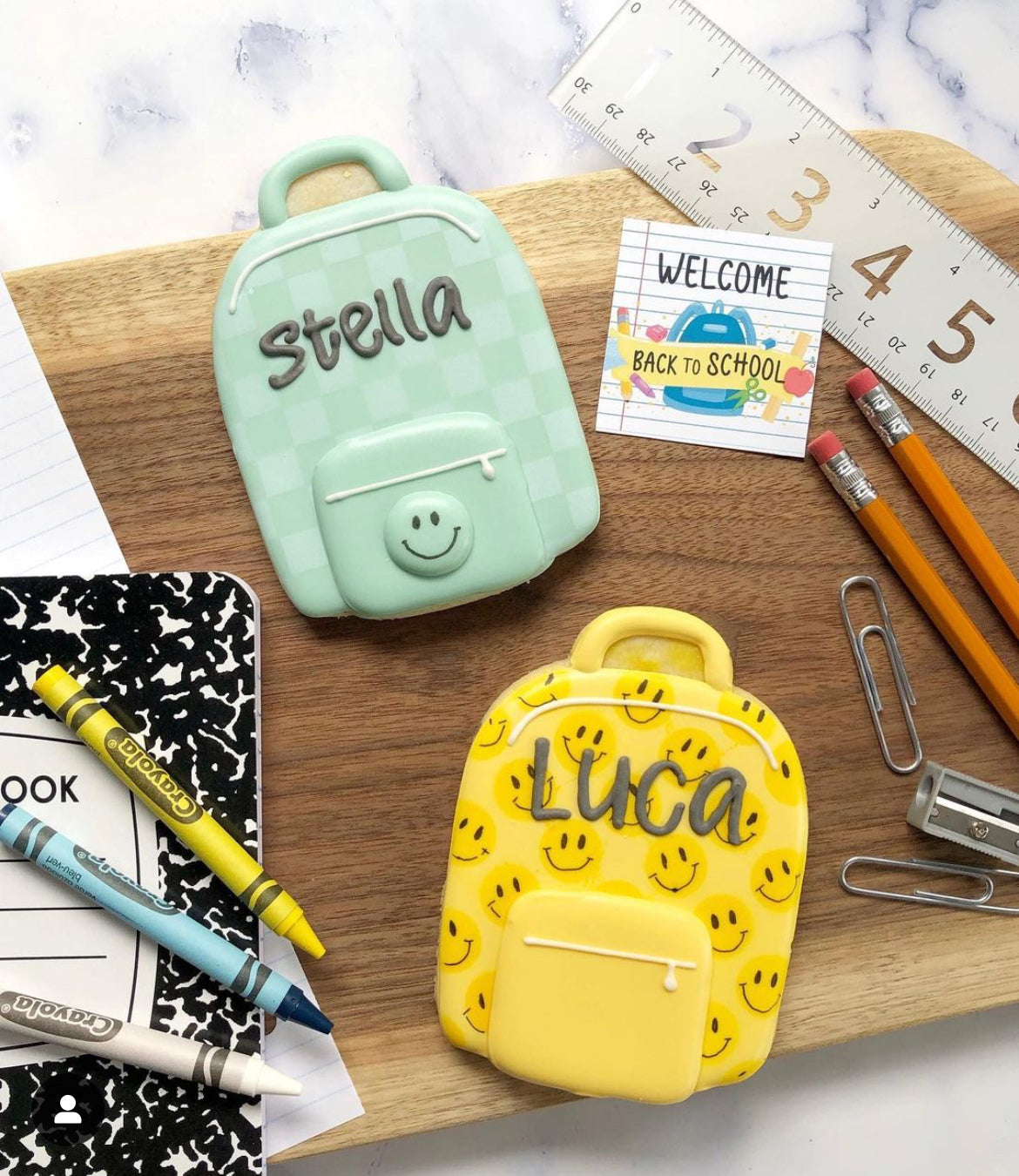 Back to School Individual Cookie