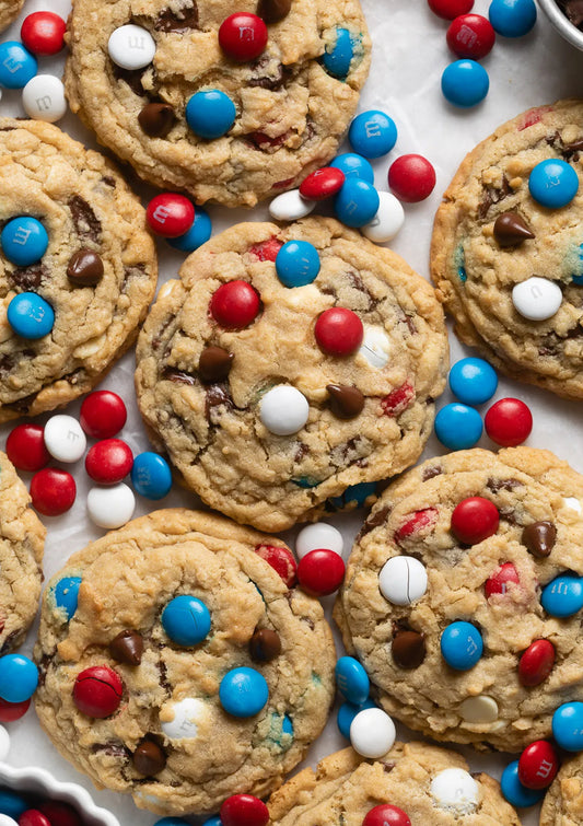 4th of July Monster Cookies